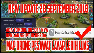 MAP DRONE PESAWAT UFO LAYAR LEBIH LUAS WORK 100% PATCH LEOMORD