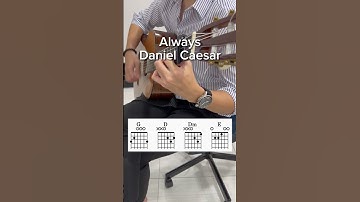 Thumbnail of Always by Daniel Caesar #guitartutorial #guitarcover #beginners #chords