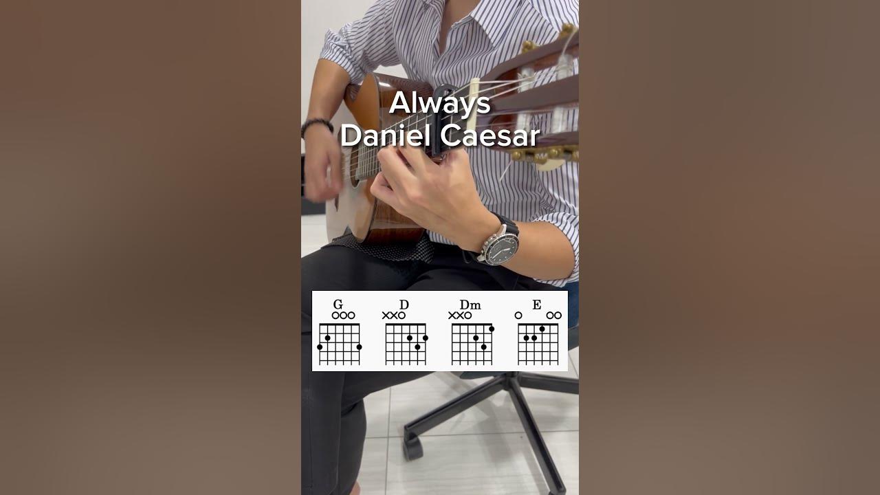 Always by Daniel Caesar #guitartutorial #guitarcover #beginners #chords