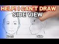 How to Draw the Face: SIDE VIEW (Mistakes to Avoid)