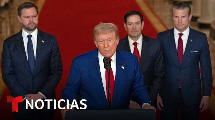 Estas son las primeras reacciones políticas tras el ataque de EE.UU. a Irán | Noticias Telemundo