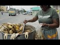 Jamaican Street Food in Kingston HEROES CIRCLE | Spicy Crab Outdoor Cooking