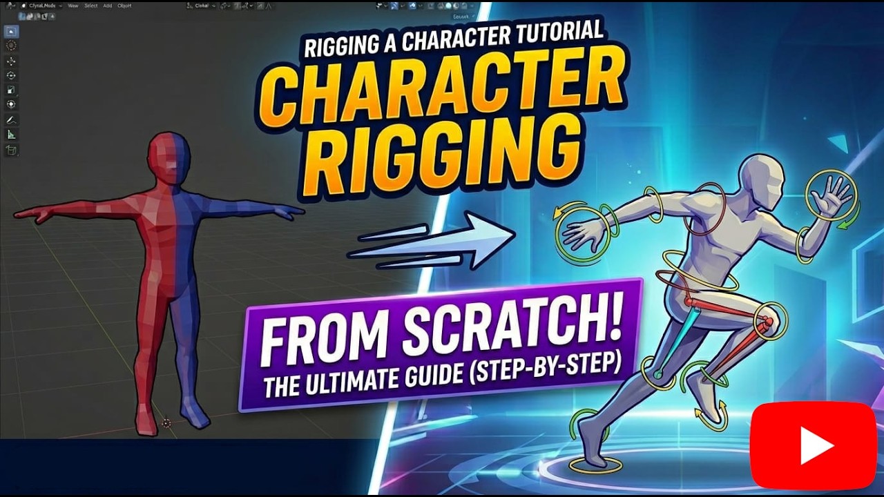 Scratch Hd Rig Blender | Rig A Human From Scratch | Beginners Guide - YouTube