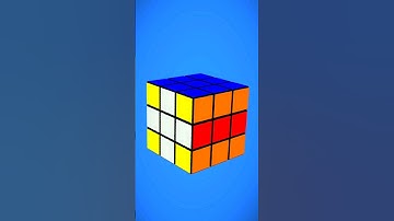 how to make Plus minus pattern#in 3x3 Rubik, cube #ytshort video