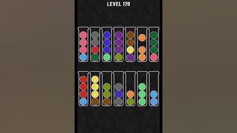 Ball sort puzzle level 179