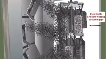 Q3730 double hook shot blasting machine