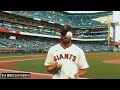 49ers Fred Warner, Azeez Al-Shaair &amp; Dre Greenlaw throwout 1st pitch at San Francisco Giants game ⚾️