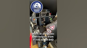Convert my cockpit from the Strike Eagle to the Apache #dcsworld #DCS #flightsimulator #cockpit