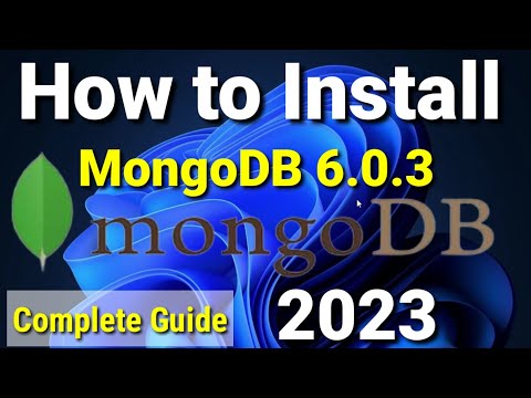 How to install MongoDB 6.0.3 on Windows 11 | Install MongoDB 6.0.3 & Mongo Shell | MongoDB Tutorial