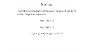 2   2   2 2 Syntax of Propositional Logic 7 min