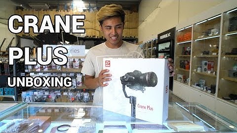 Crane Plus Unboxing - Photogear
