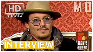 Johnny Depp & Paul Bettany | Mortdecai exclusive Interview (2015)