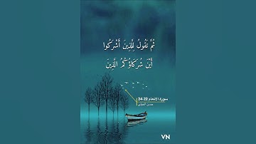 سورة الانعام الايه 22-24