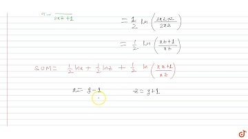 If `x,y,z` are three consecutive positive integers and `X-Z + 2 = 0`, then `1/2log_ex+1/2log_e