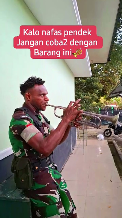 Trompet sangkakala penghormatan bintang TNI