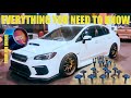 Replacing engine bay bolts with titanium works hardware subaru wrx sti