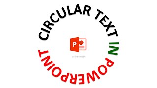 How to Create Circular Text In PowerPoint