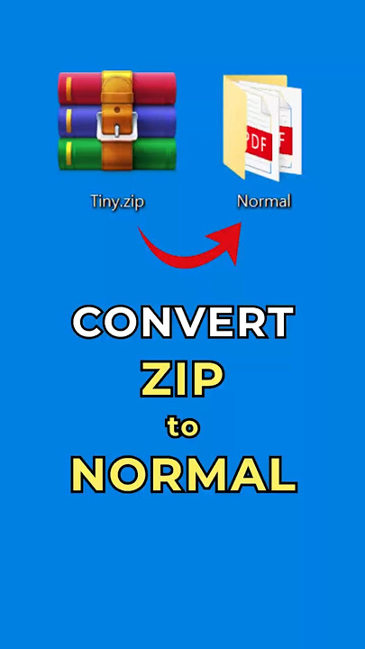 How to Convert ZIP file to Normal | 2025 #shorts #unzip #zip