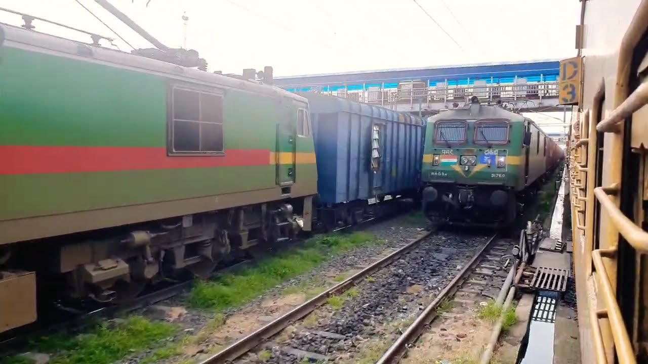 17618 Tapovan exp || Ankai to Manmad jn train journey || ICF track sound🎧