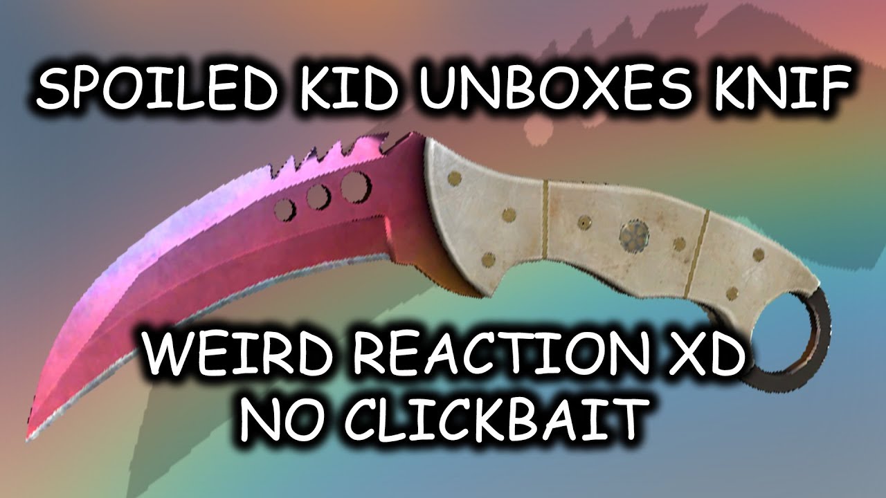 CS:GO THE FIRST KNIFE I UNBOXED!!!! TALON KNIFE FADE  (0.0099 float) FACKING LIT MATE