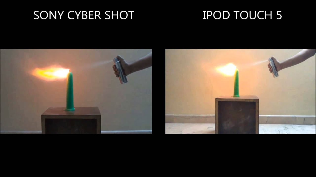 SONY CYBER-SHOT DCS-H55 VS IPOD TOUCH 5 64 GB-CAMERA QUALITY TEST