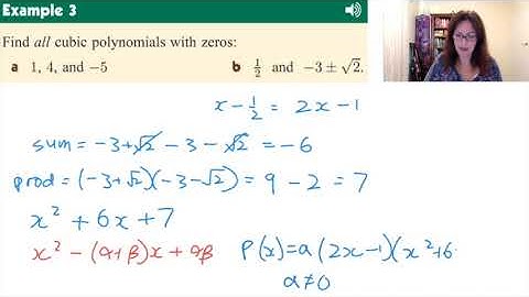 4B Zeros, roots and factors
