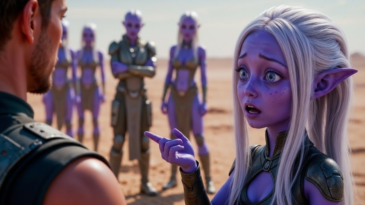 «Но на этой планете только женщины», — добавила инопланетная девушка, — «Мы похоронили последних ...