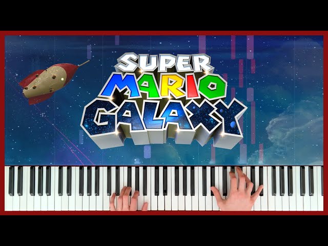 Space Junk Galaxy | Super Mario Galaxy | Piano Cover (+ Sheet Music) class=