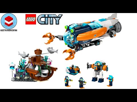 LEGO City 60379 Deep-Sea Explorer Submarine - LEGO Speed Build Review