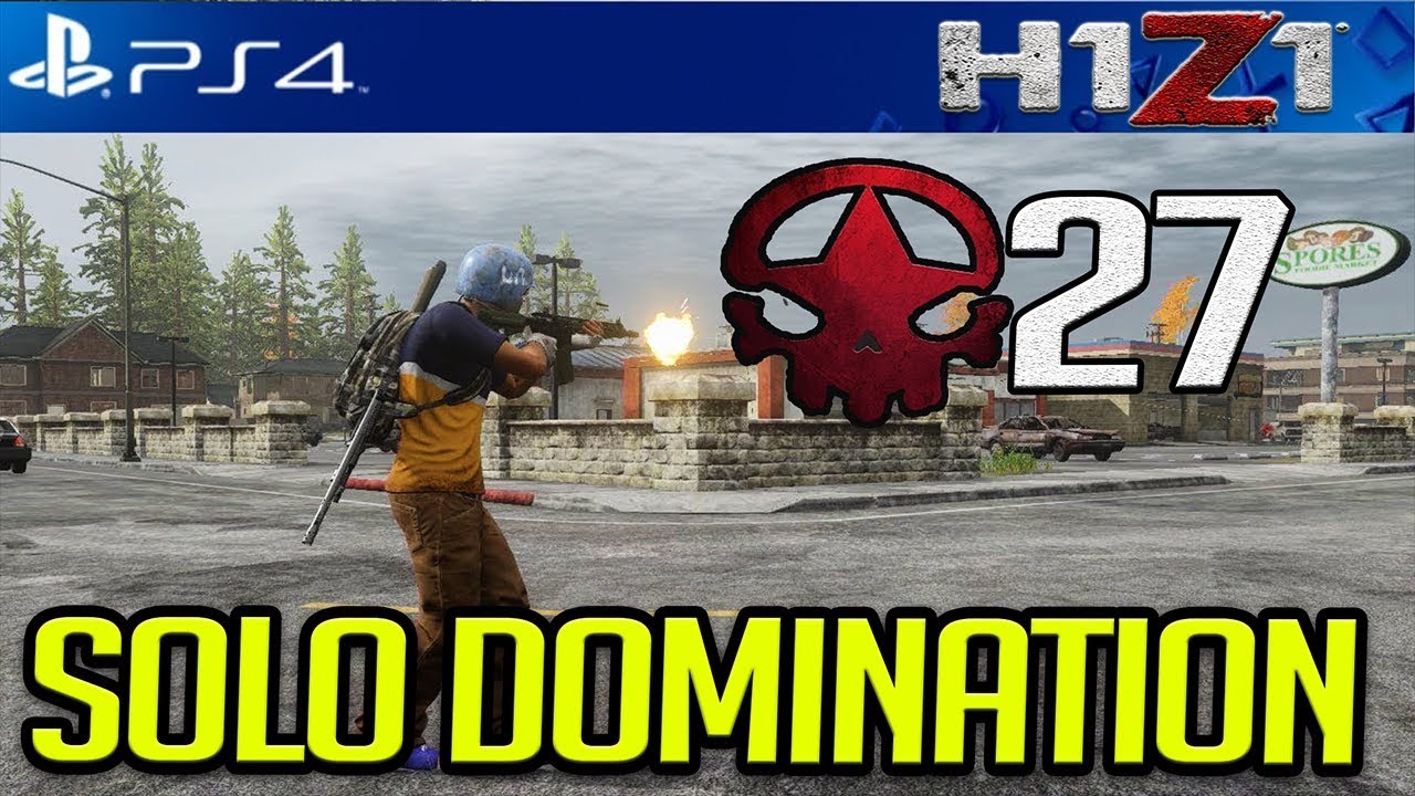 INSANE 27 Kill Solo WIN! H1Z1 PS4 BATTLE ROYALE GAMEPLAY