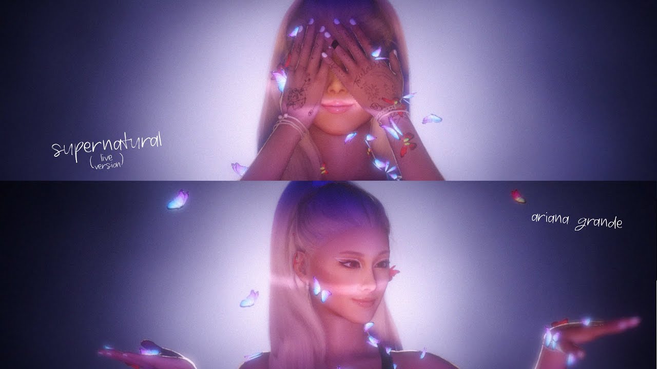 Ariana Grande - supernatural (visualizer & live version) Ariana Grande - supernatural (visualizer & live version)