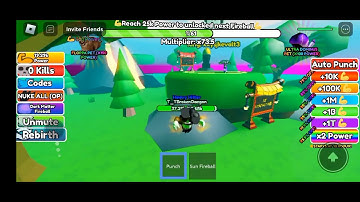I got 1 mil power in Fireball Punching Simulator 🔥👊