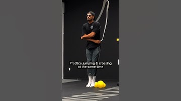 The BEST WAY to learn the double-under crossover! #rushathletics #jumprope #theyrunwefly