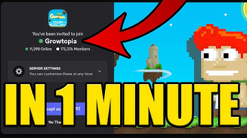 HOW to JOIN GROWTOPIA DISCORD SERVER ✅PC & MOBILE✅