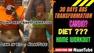 30 Days Abs Transformation | Diet | NaanTube | Hanan Sidd