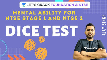 Dice Test | Mental Ability for NTSE Stage 1 and Stage 2 2020 | Ajay Singh