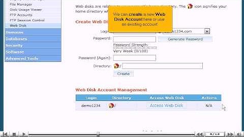 How to use Web Disk in cPanel