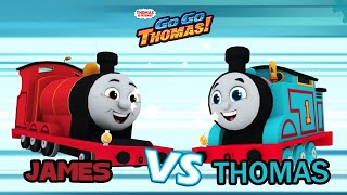 Thomas & Friends: Go Go Thomas - ⭐⭐James vs Thomas The red mixed-traffic tender vs The Blue Engine⭐⭐