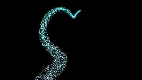 Blender particle trail