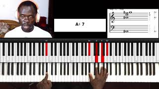 7th Chords Series Key Eb Piano Tutorials For Beginners Inversion