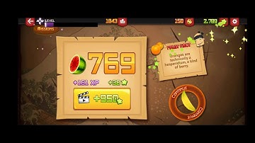 Fruit Ninja | 769 points | gamewalk through | Gameplay (iOS, Android) | Part 5