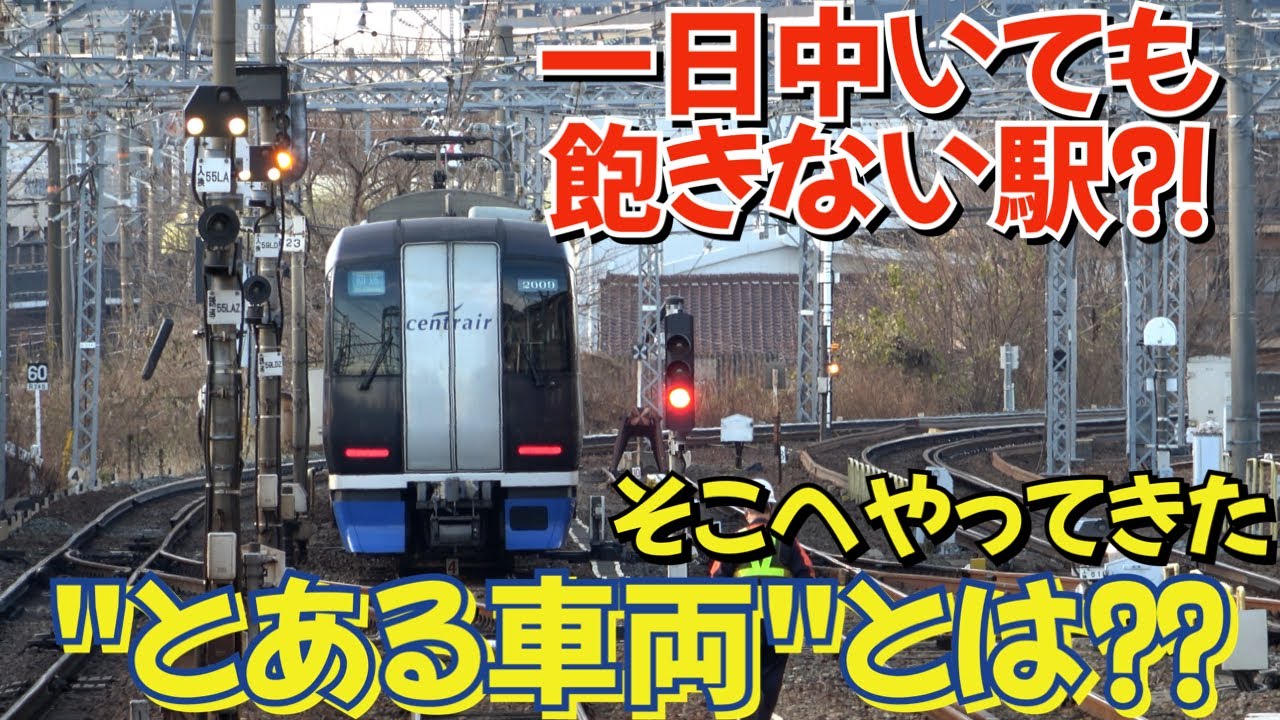 ”とある車両”を一日いても飽きない駅で待ちぶせ