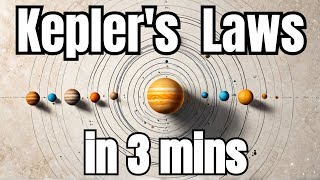 Kelper's laws explained an a very short time