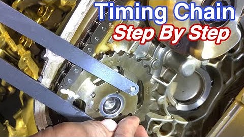 Audi Q7 V6 3.0L Engine Timing Chain Removal. #auto #engine #service #timing