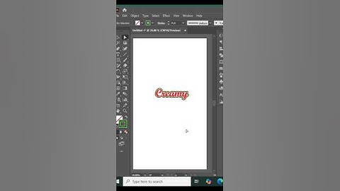 Must knowing illustrator typography- Offset path #illustrator #shortvideo