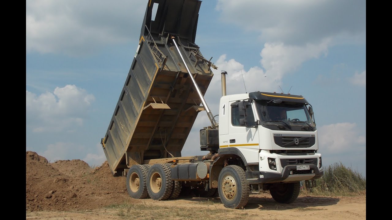 Volvo FMX 6x6 with a Grunwald - Grunwald semitrailers