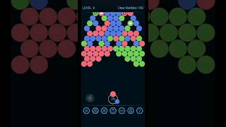bubble shoot level 6 🔴🔵 #minigame  #gaming  #bubbleshooter screenshot 2