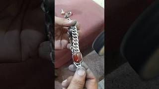 Silver Bracelet Buffing 😯 #shorts