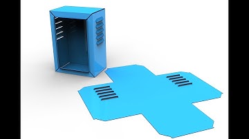 How to make a louvers in SolidWorks