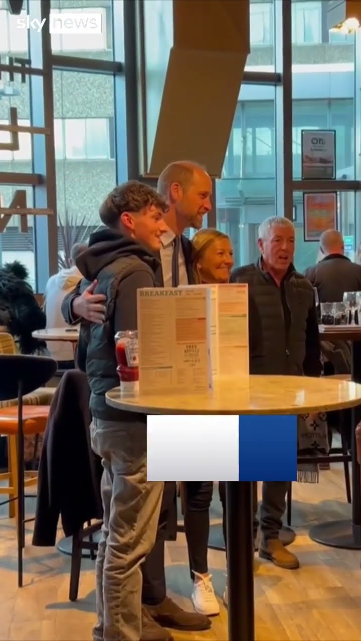 Prince William visits Wetherspoons